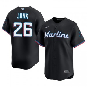 Black Janson Junk #26 MIA Baseball Embroidery Jersey | Exclusive Men Fit 35017378